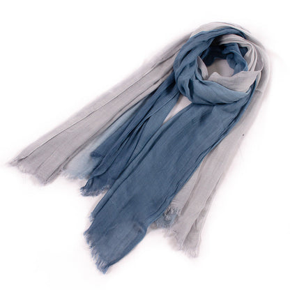 Large Soft Scarf Warm Cotton Tassel