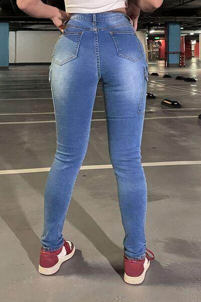 Stylish Skinny Jeans with Pockets for Everyday Wear