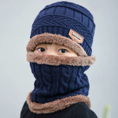 Warm knitted hat children&