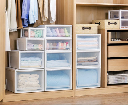 Drawer And Drawer Drawer Style Transparent Storage Box