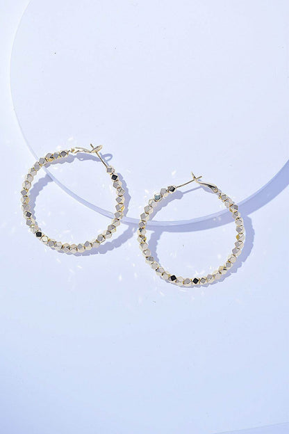 Stylish Alloy Hoop Earrings for Everyday Wear