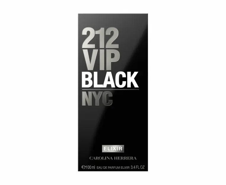 212 Vip Black Elixir By Carolina Herrera For Men 3.4oz EDP Spray