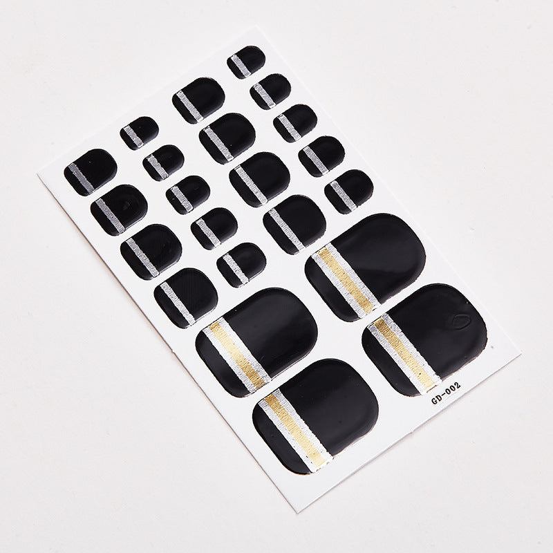 Foot Nail Stickers 22 Waterproof Small Stickers