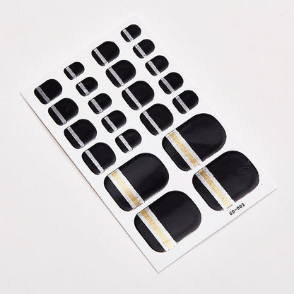 Foot Nail Stickers 22 Waterproof Small Stickers