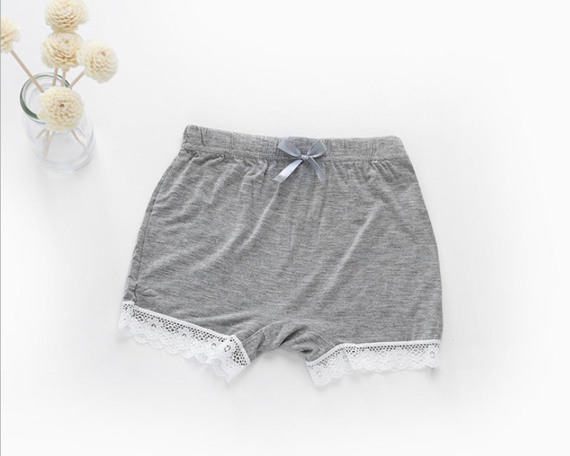 NUMO summer thin section girls safety pants modal girl three pants plus file anti-lighting children&