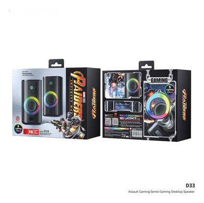 Game Colorful E-sports Desktop Bluetooth Speaker Dual Speaker Computer Stereo Speaker