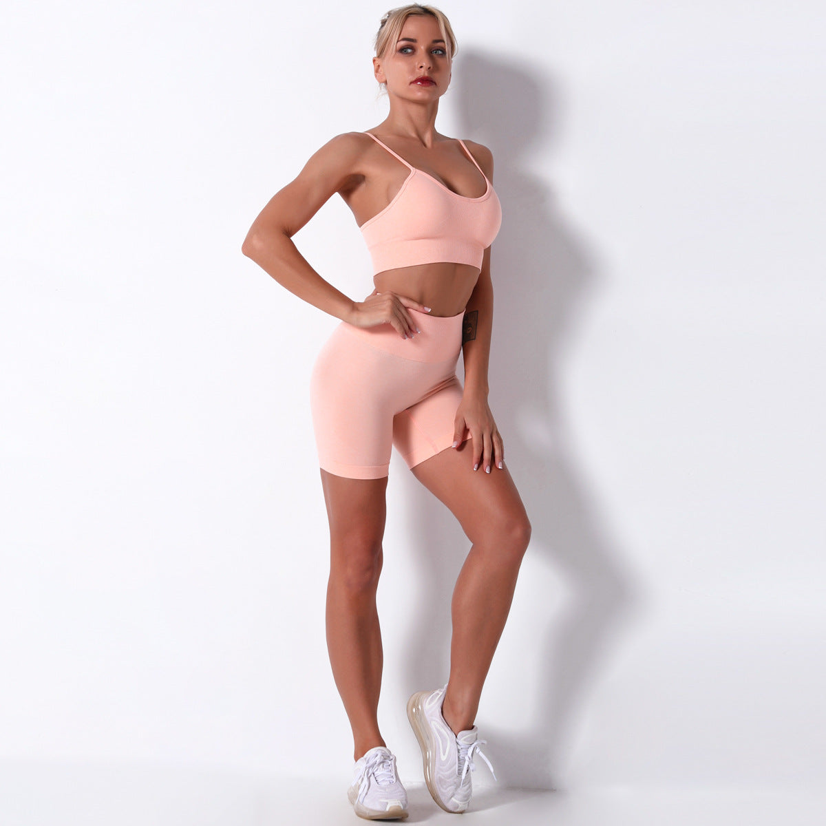 Seamless Sexy Strap Yoga Clothes