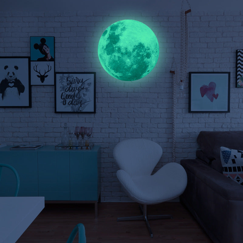 Luminous Lunar Environmental Wall Stickers