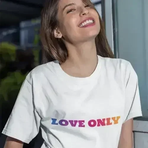 Love Only Colorful Short Sleeve Tee