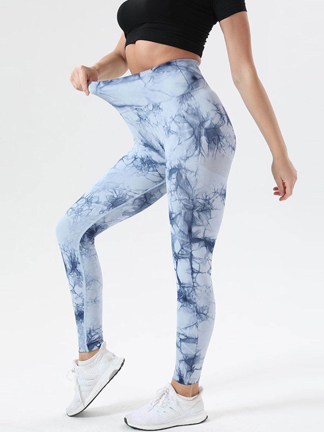 Tie-Dye High Waist Active Leggings for Comfort and Style