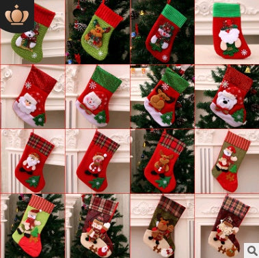 Santa Claus Socks Christmas Tree Pendant