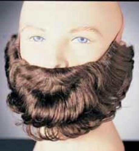 Brown Character Costume Beard and Mustache Adult Men&