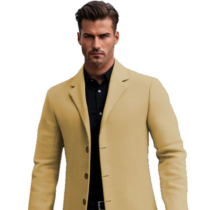 Lapel European And American Lapel Slim Coat