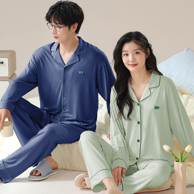 Spring Summer Cardigan Cool Home Wear Men&