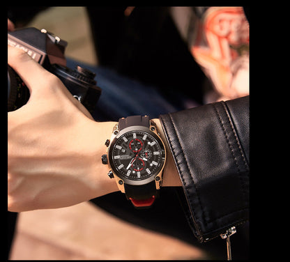 Multi-function Timing Sports Silicone Men&