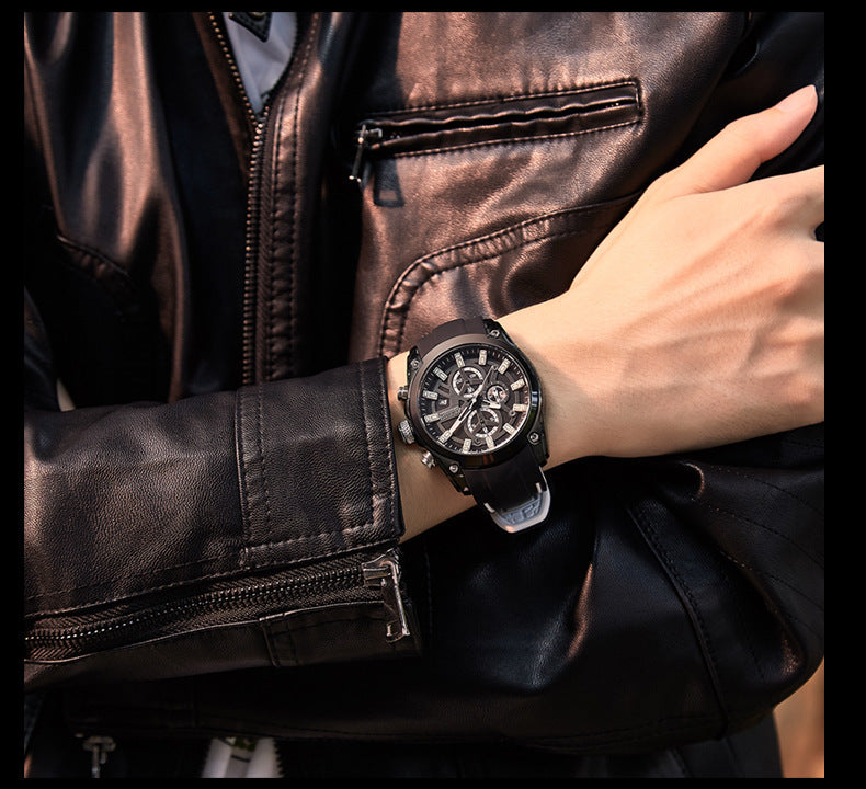 Multi-function Timing Sports Silicone Men&