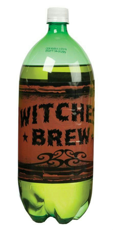 2 Liter Soda Bottle Halloween Party Decoration Coke Name Labels