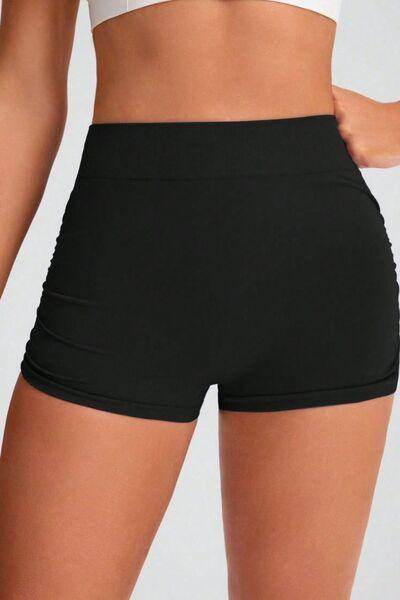 Elastic Waist Active Shorts for Comfort and Performance