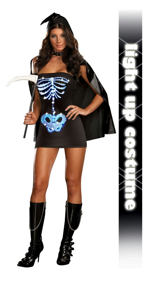 Maya Remains Skeleton Adult Costume Small