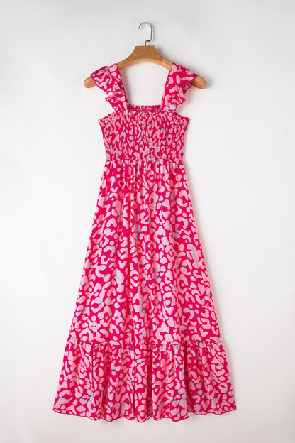 Boho Printed Midi Dress