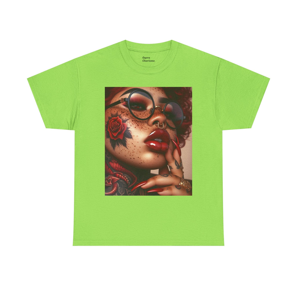 “Code Red” Cotton Graphic Tee