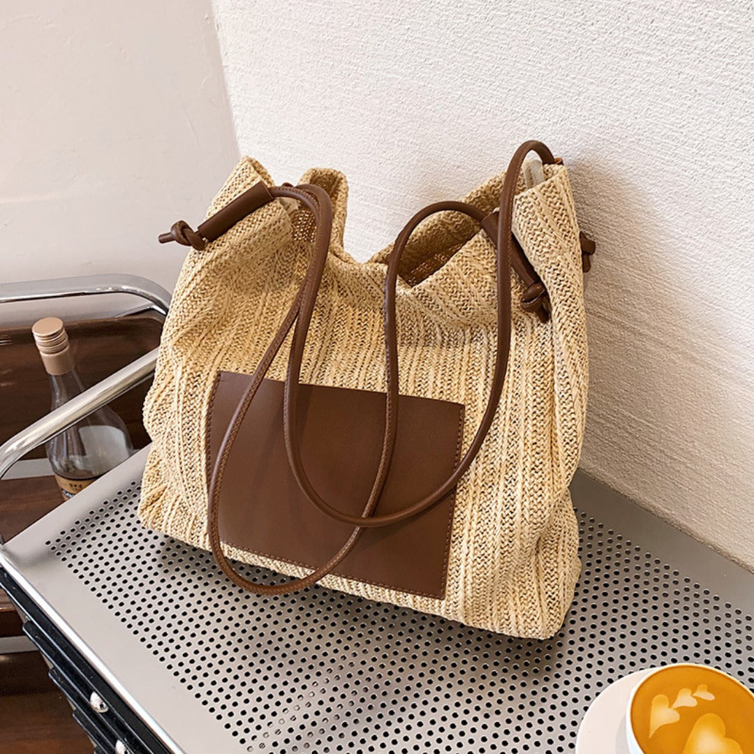 Hobo straw bag, women&