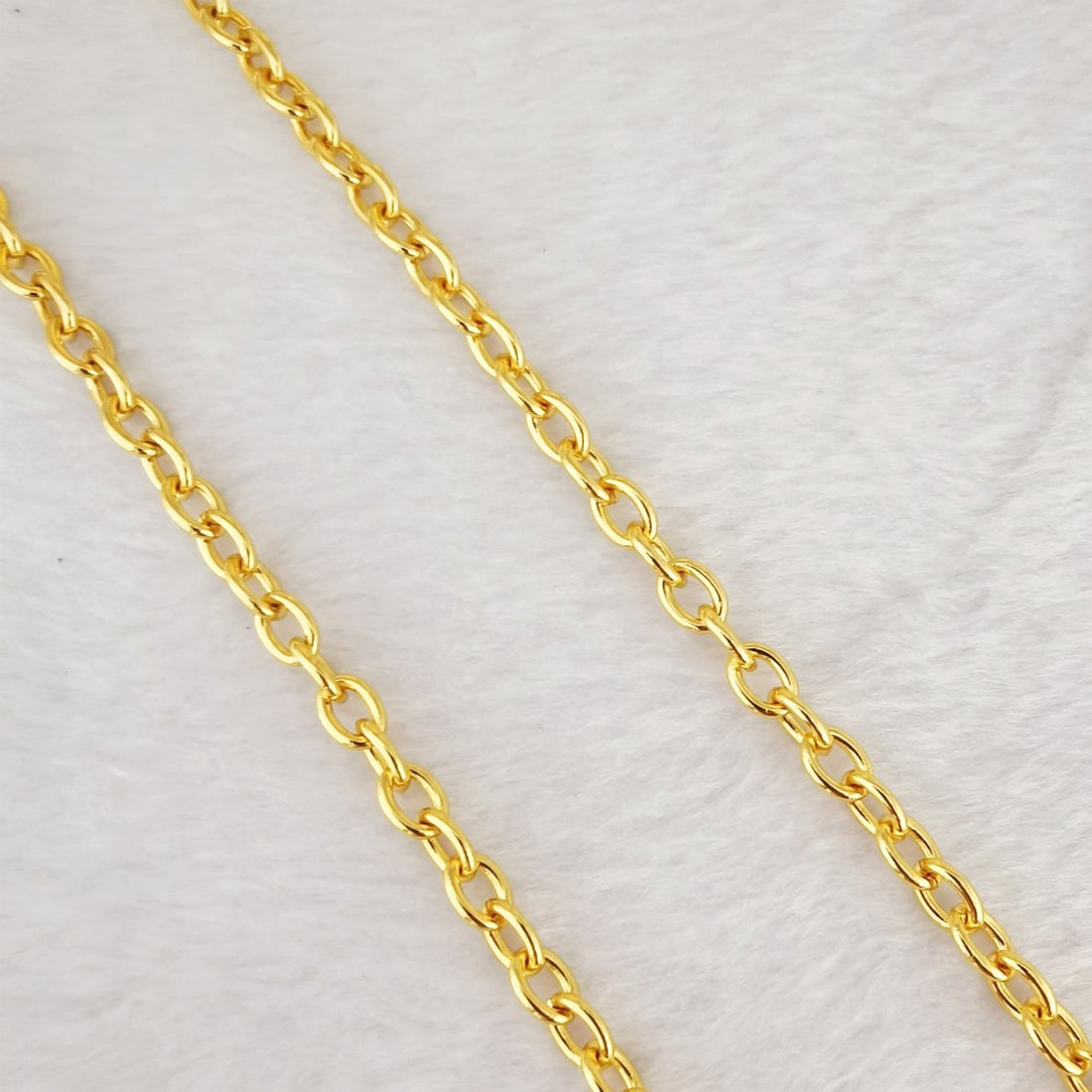 24K Gold, 18K Gold, White Gold Filled CABLE Roll Chain For Jewelry Making, Necklace Bracelet Anklet Supply Component |   ROLL-474(XP-002), ROLL-481 (XP-009), ROLL-482 (XP-010) Clearance Pricing