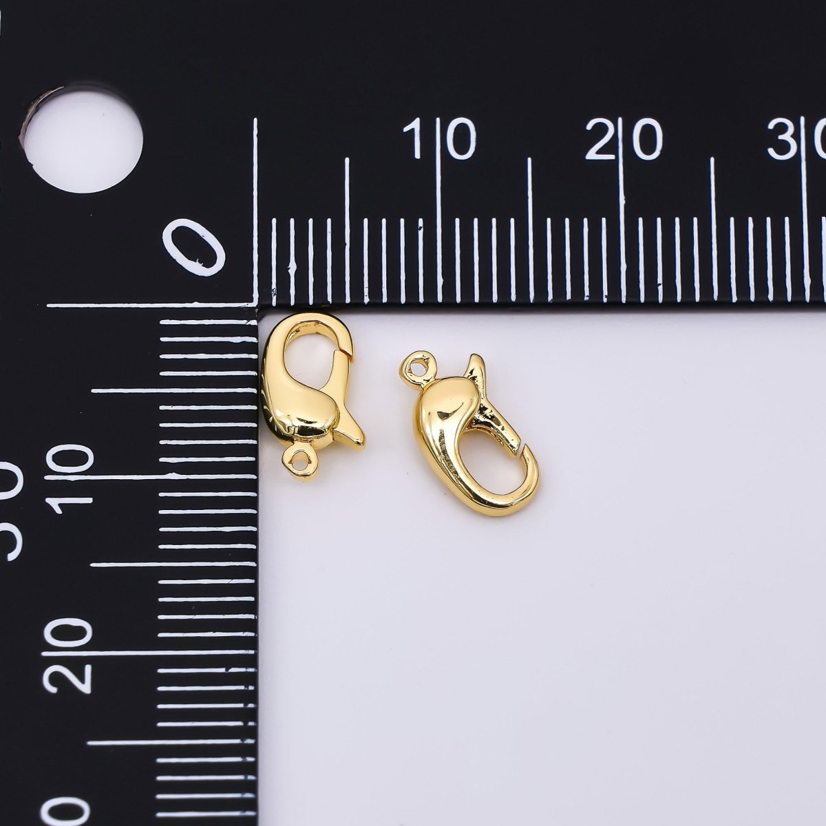 24K Gold Filled 10mm Classic Dainty Lobster Clasp Closure Finding | Z-1306