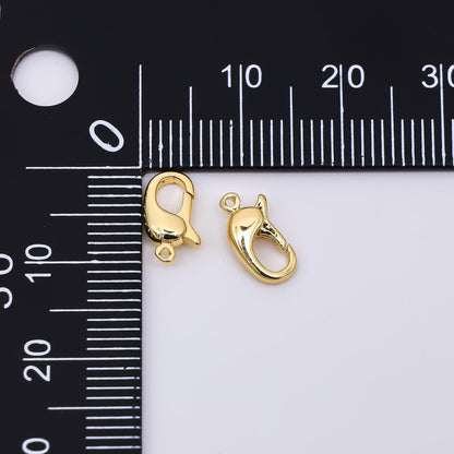 24K Gold Filled 10mm Classic Dainty Lobster Clasp Closure Finding | Z-1306