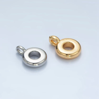 24K Gold Filled 10mm Rhondelle Bail Findings in God &amp; Silver | Z944