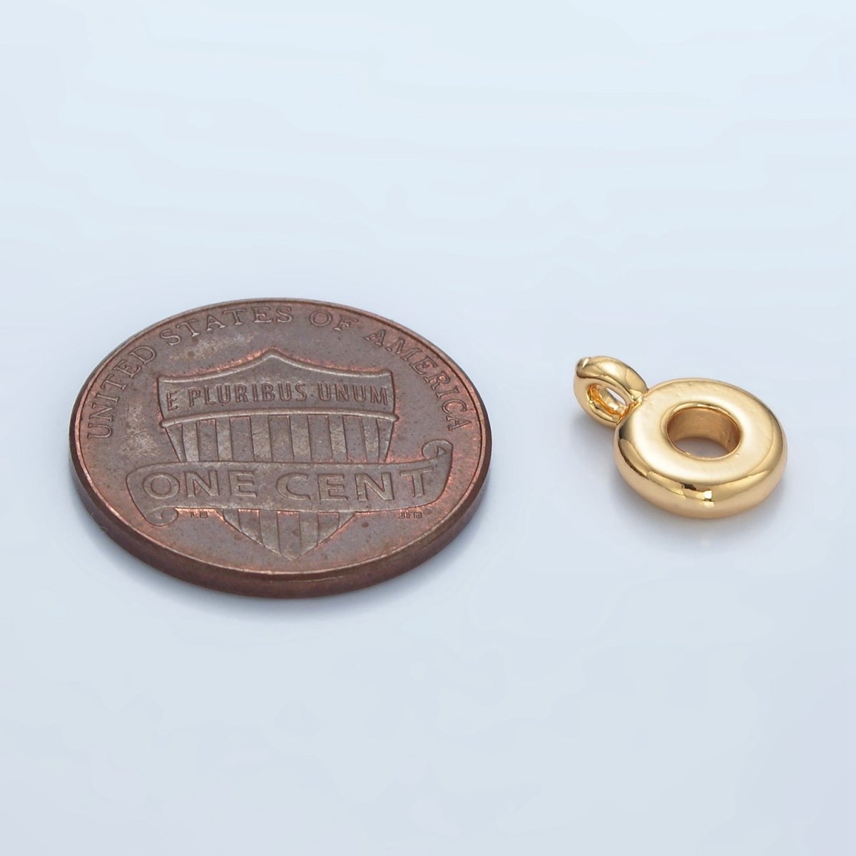 24K Gold Filled 10mm Rhondelle Bail Findings in God &amp; Silver | Z944