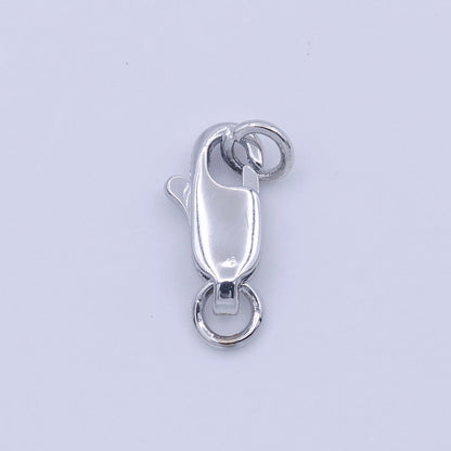 24K Gold Filled 12mm, 10mm Lobster Clasps Claw Closure Jewelry Supply in Gold &amp; Silver | K-299 - K-302