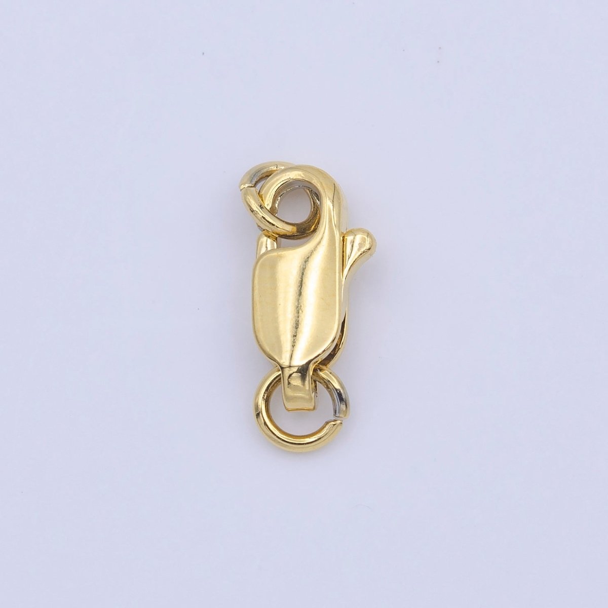 24K Gold Filled 12mm, 10mm Lobster Clasps Claw Closure Jewelry Supply in Gold &amp; Silver | K-299 - K-302