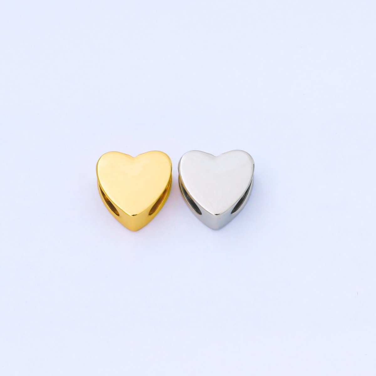 24K Gold Filled 12mm Minimalist Star Bead Cord Spacer in Gold &amp; Silver | B851