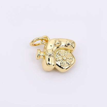 24K Gold Filled 12mm Tini Lovely Dwarf House Charm| AH-582