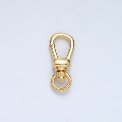 24K Gold Filled 12mm Trigerless Swivel Snap Hook Closure Findings | Z863