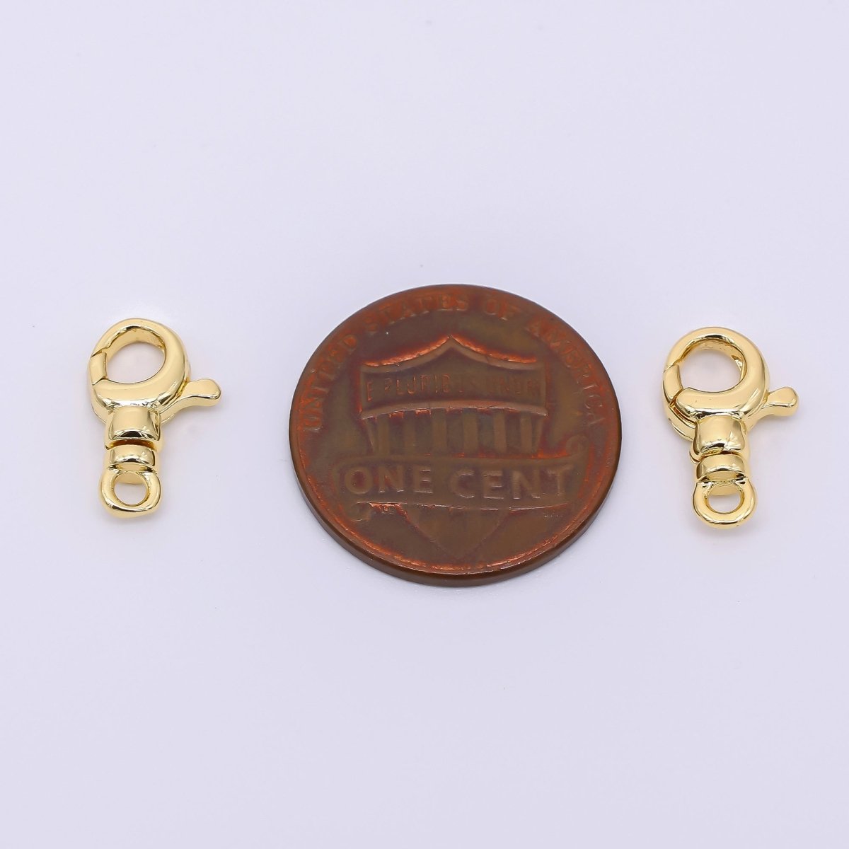 24K Gold Filled 13mm Classic Rounded Swivel Lobster Clasp Closure Finding | Z-1309