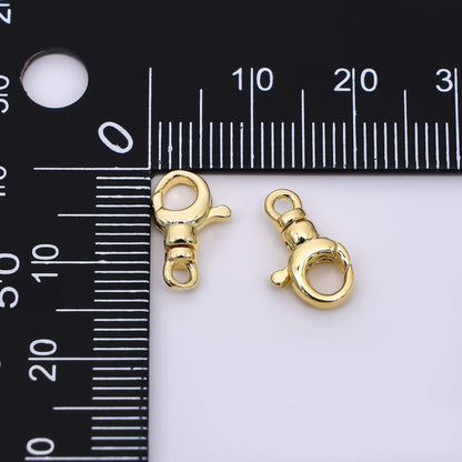 24K Gold Filled 13mm Classic Rounded Swivel Lobster Clasp Closure Finding | Z-1309