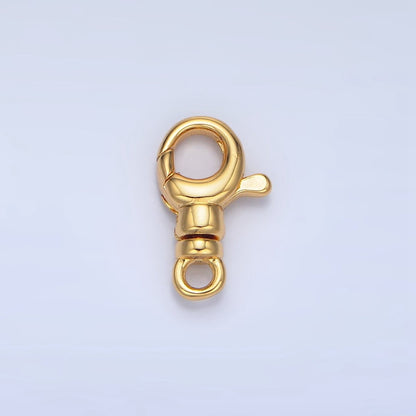 24K Gold Filled 13mm Lobster Clasps Claw Closure Findings in Gold &amp; Silver | Z964