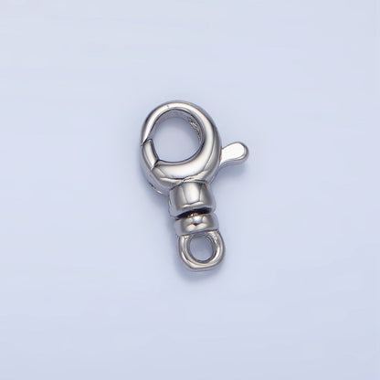 24K Gold Filled 13mm Lobster Clasps Claw Closure Findings in Gold &amp; Silver | Z964