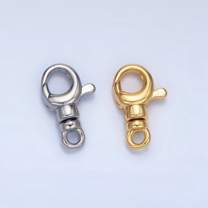 24K Gold Filled 13mm Lobster Clasps Claw Closure Findings in Gold &amp; Silver | Z964