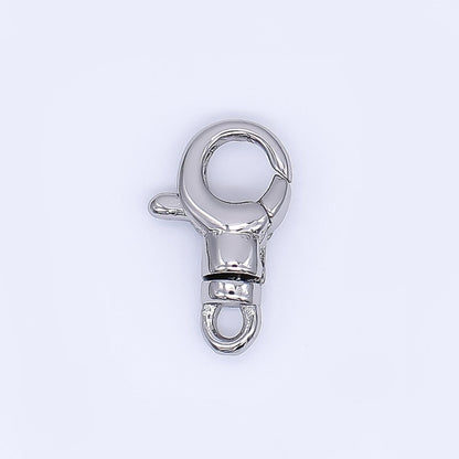 24K Gold Filled 13mm Lobster Clasps Minimalist Closure Finding in Gold &amp; Silver | Z1157