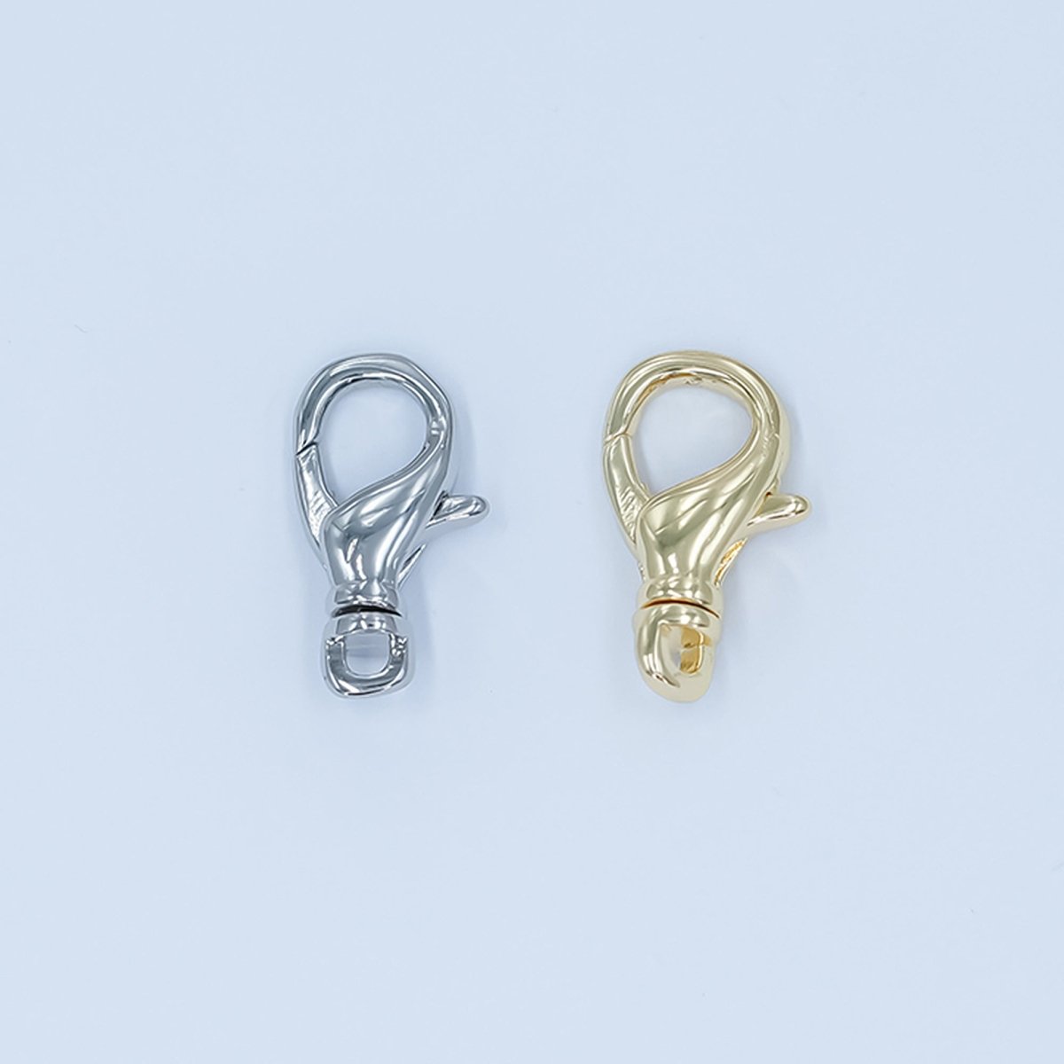 24K Gold Filled 14mm Lobster Clasps Closure Swivel Finding in Gold &amp; Silver | Z1137