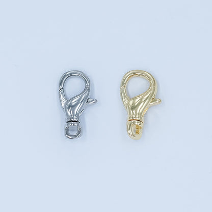 24K Gold Filled 14mm Lobster Clasps Closure Swivel Finding in Gold &amp; Silver | Z1137