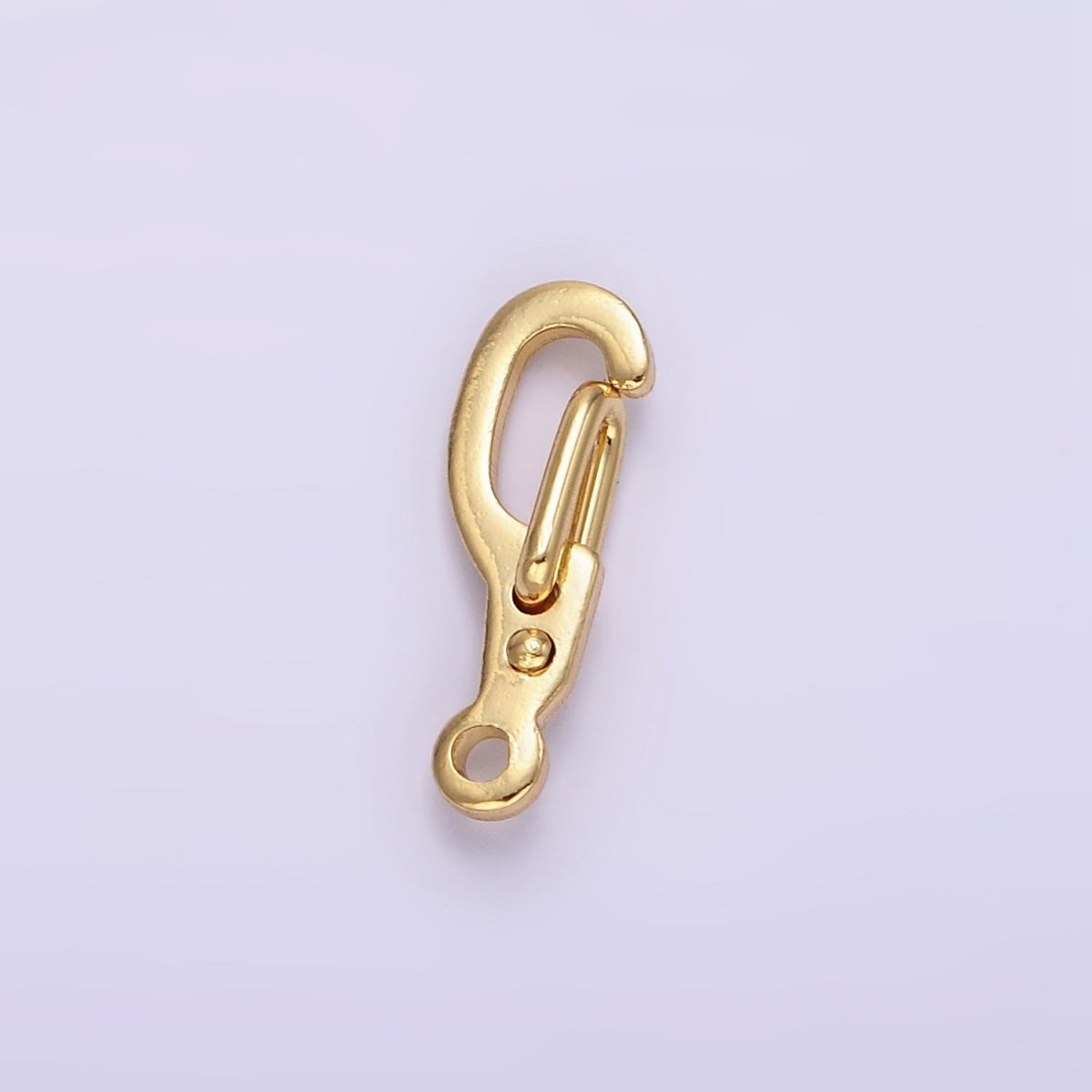 24K Gold Filled 14mm Snap Hook Closure Findings in Gold &amp; Silver | Z801