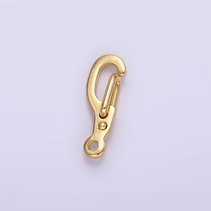 24K Gold Filled 14mm Snap Hook Closure Findings in Gold &amp; Silver | Z801