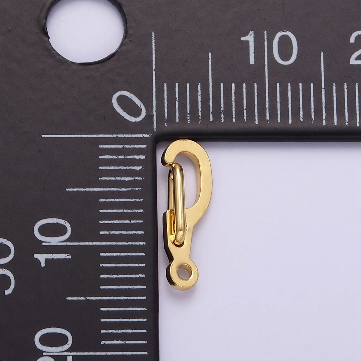 24K Gold Filled 14mm Snap Hook Closure Findings in Gold &amp; Silver | Z801