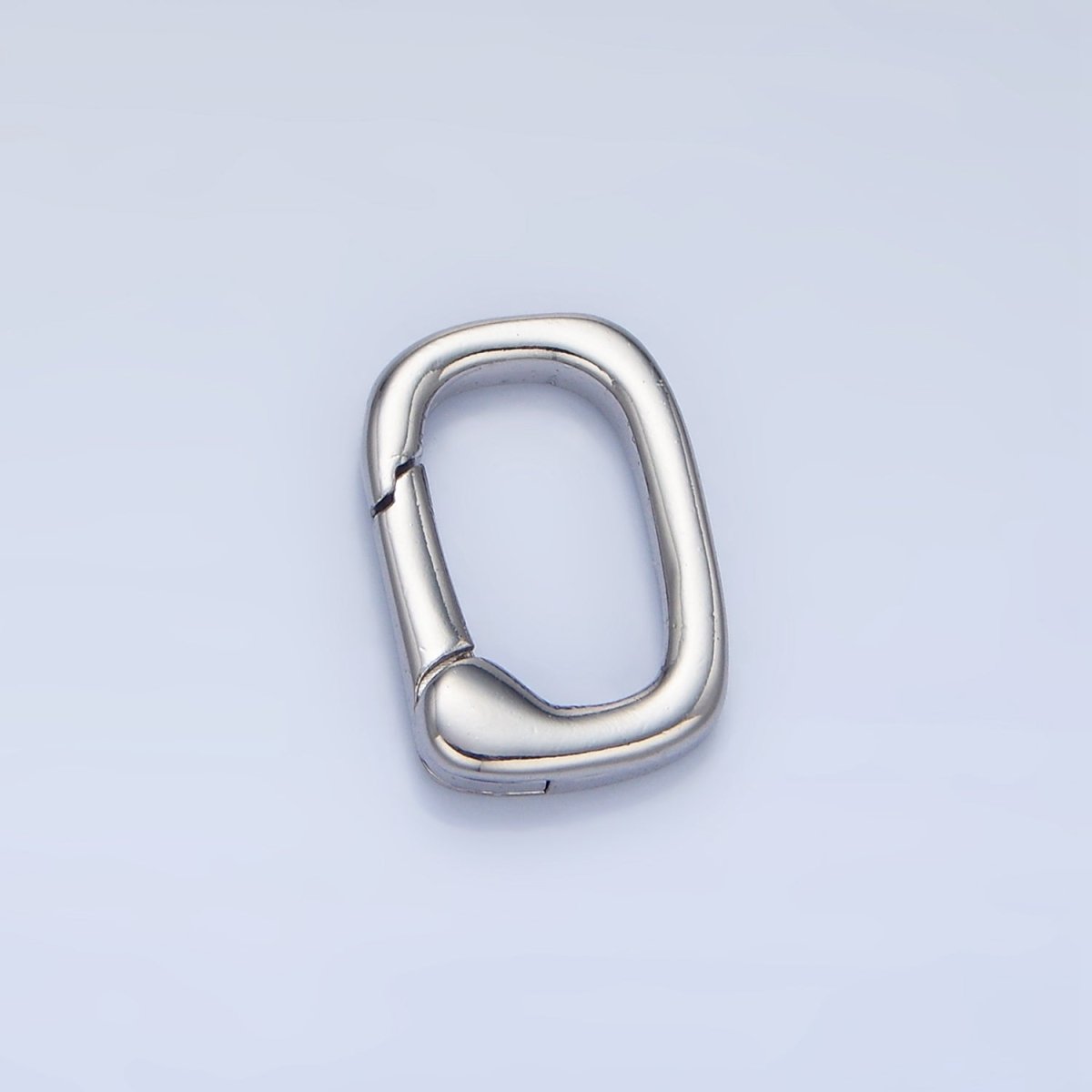 24K Gold Filled 14mm Square Push Spring Gate Findings in Gold &amp; Silver | Z966