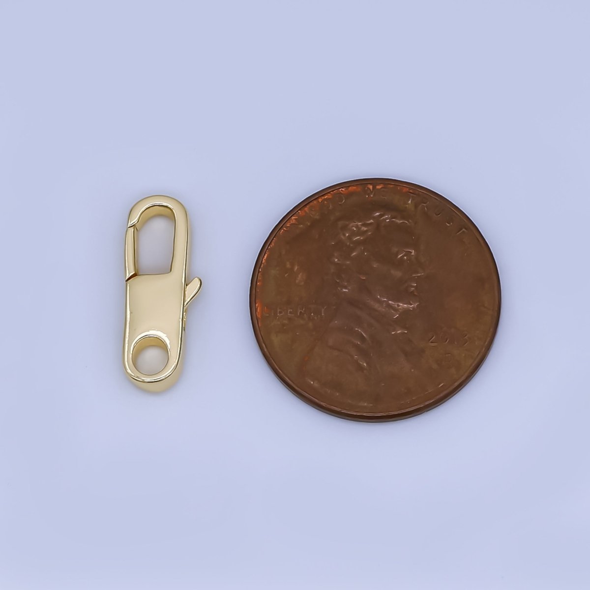 24K Gold Filled 15mm Lobster Clasp Charm Finding | Z1353