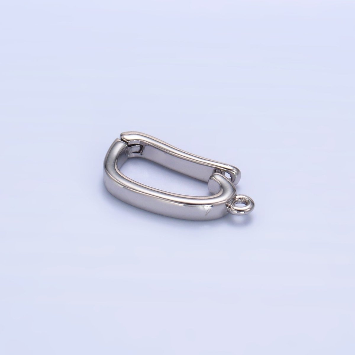 24K Gold Filled 16mm Minimalist Snap Latch Bail Finding in Gold &amp; Silver | Z1083